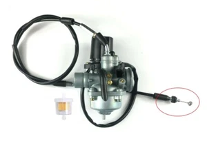 Carburetor & Throttle Cable For Dinli 50cc 90cc 110cc ATV Quad Carb - Picture 1 of 5