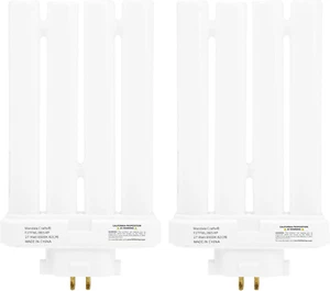 FML27 27-Watt 6500K Compact Fluorescent Light Bulbs with Quad Tubes, 4-Pin Gx10Q - Picture 1 of 12