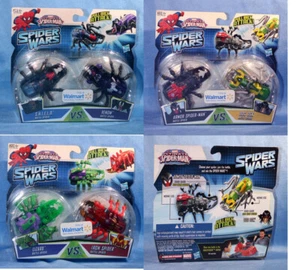 Ultimate Spiderman Spider Wars 3er Set Pull Back Attack Battle Spiders - Bild 1 von 7