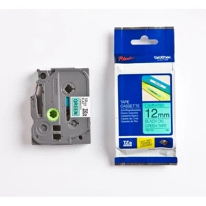 Brother TZE-731 DirectLabel Noir Sur Vert Laminé 12Mm X 8M - Afbeelding 1 van 1