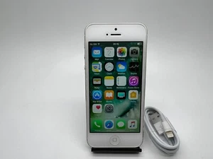 Apple iPhone 5 16 GB White & Silver (GSM/LTE) A1429 (UNLOCKED) MD655LL/A - Afbeelding 1 van 19