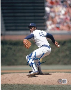 LEE SMITH signed (CHICAGO CUBS) Baseball 8x10 photo BECKETT BAS BL52537 - Picture 1 of 1
