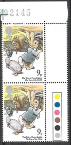 GB 1979 TRAFFIC LIGHT STRIP x 2 SG1091 CHILDRENS STORIES; PERFECT MINT - Picture 1 of 2