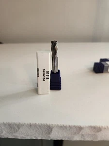 Brubaker 91118 Carbide End Mill 4 Flutes 1/4 x 1/4 x 1/2 x 2 OAL - Picture 1 of 1