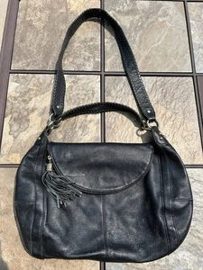 Onna Ehrlich New Pebble Black Large Rachel Hobo Tassel Handbag - Picture 1 of 21