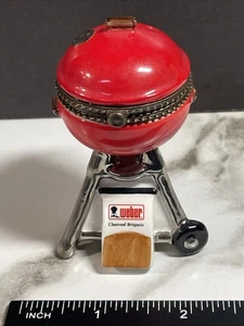1998 Weber Red Grill Trinket Box - Picture 1 of 6