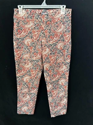 Peck & Peck stretch pants size 14P  28" inseam pull on floral petite 14 - Image 1 of 4