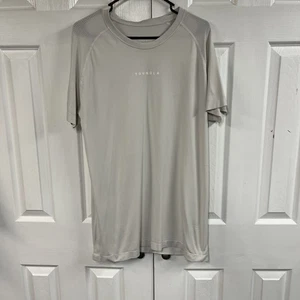 YOUNGLA Hombre Gris Claro Camiseta Rendimiento Camisa Talla Grande - Imagen 1 de 5