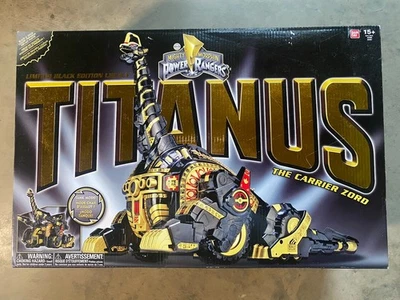 Mighty Morphin Power Rangers Legacy Titanus Carrier Zord Black Gold 2017 (READ!) - Image 1 of 3