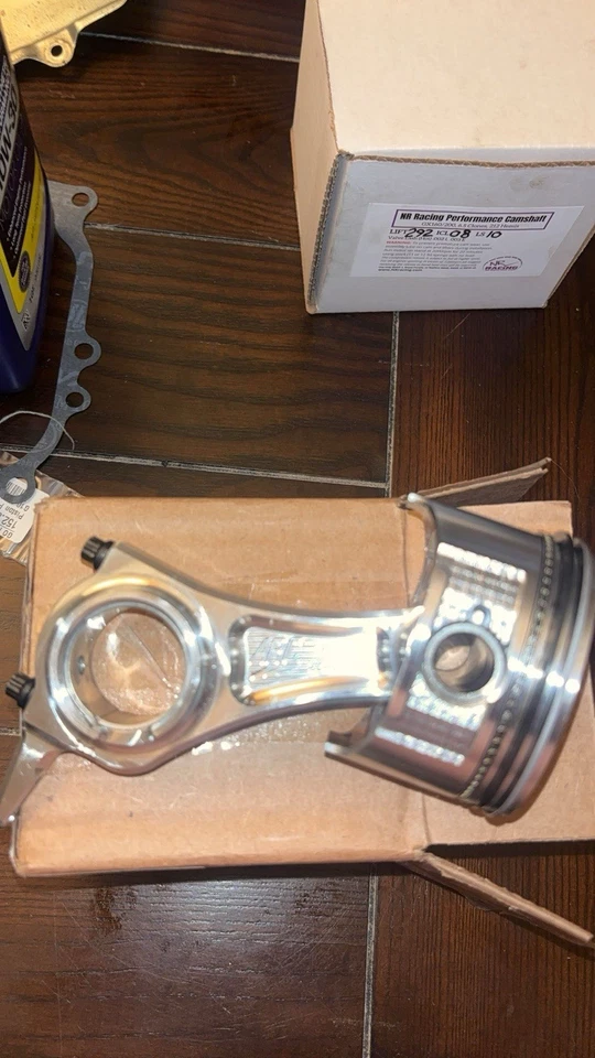 Varilla de conexión Predator 212 Billet y pistón de tapa plana Foto 1 de 3