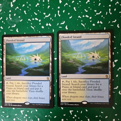  X2 Flooded Strand Khans of Tarkir Regular - Image 1 of 2