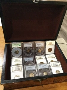 Huge Valuable Set PCGS, NGC, CAC Old US Coins-MANY Silver Coins, MS66, Full Step - Picture 1 of 21
