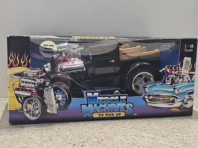 Vintage 2002 Muscle Machines 1929 Ford Model A P/U 1:18 Scale Diecast   NISB - Image 1 of 4