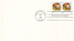 STAMP US SCOTT 3132 "Juke Box" 25 CENT 1997 PAIR PRESORTED FIRST CLASS FDC - A - Picture 1 of 1