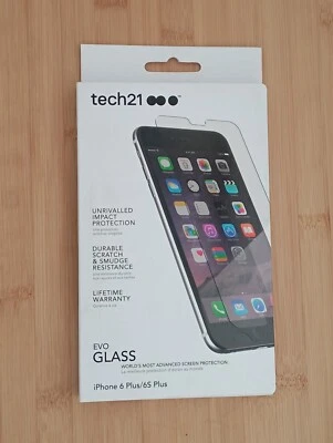 Tech21 Tempered Evo Glass Screen Protector for iPhone 6 / 6S Mobile Phone gift - Image 1 of 4