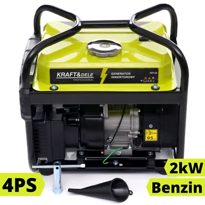 Stromerzeuger Inverter Benzin 2000W Notstromagreggat Generator Stromagregat 4PS - Bild 1 von 4