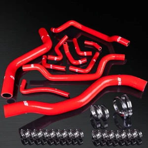 Kit de manguera de silicona radiador rojo Eclipse Talon DSM 2G 2.0L Turbo 4G63T 4CAPAS - Imagen 1 de 1