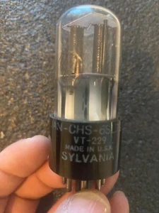 1960/s jan chs 6sl7gt vt-229 6sl7 sylvania nos new perfect tube rohre vacuum - Bild 1 von 6