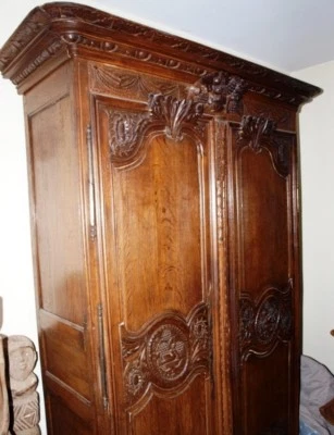 Armoire normande XIXe siècle - Photo 1/4