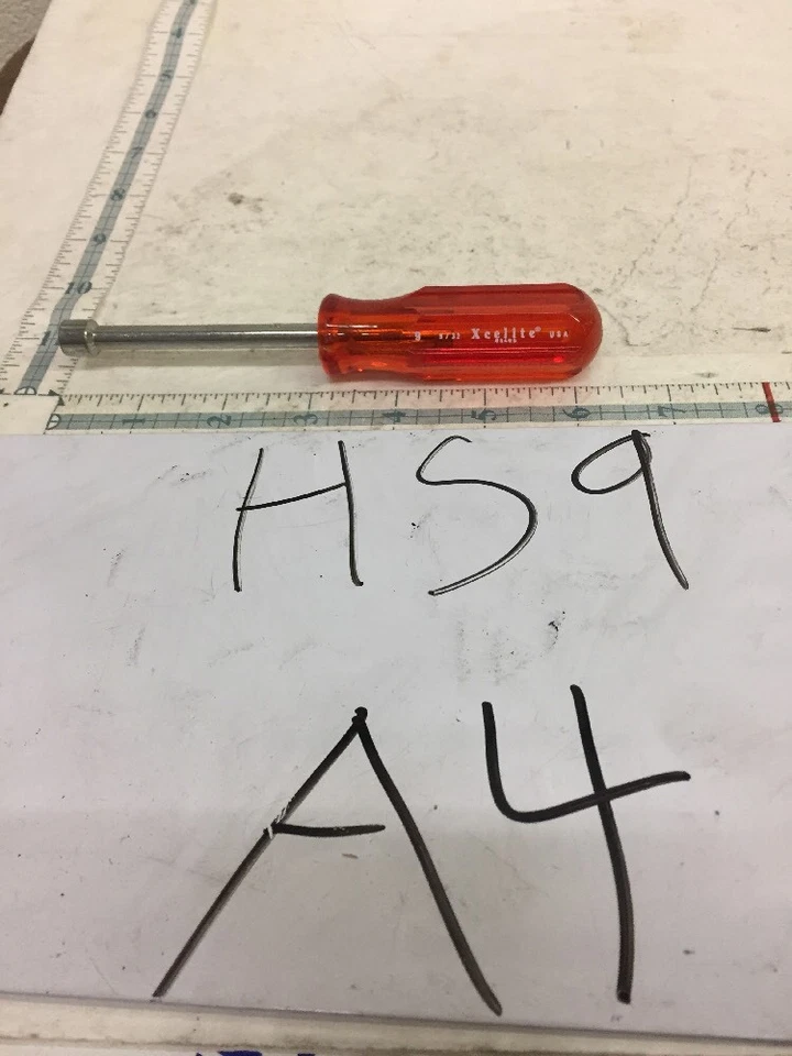 Xcelite HS9V Regular Nutdriver with Full Hollow Shaft, 6" Hole Depth, 9/32 $30 - Image 1 of 1