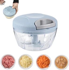 500 Ml Tritatutto Manuale Trita Cipolla Manuale Tritaverdure Manuale Mini Tritat - Foto 1 di 12