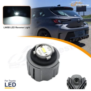 2xWhite 6500K LW5B 7535 Rear LED Reverse Light Bulb for 2023+ Toyota GR Corolla - Foto 1 di 12