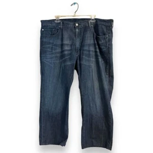 Levis 559 Mens Blue Denim High Rise Straight Jeans in Medium Wash Size W 42 L 30 - Picture 1 of 14