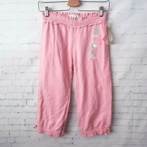 OshKosh Girls Capri Sweatpants Size 12 Pink 100% Cotton New Old Stock
