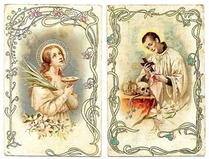 Set di 13 cartoline illustrate con immagini religiose. - Picture 1 of 5