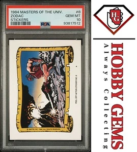 ZODAC PSA 10 1984 Masters of the Universe Sticker #8 C1 - Picture 1 of 2