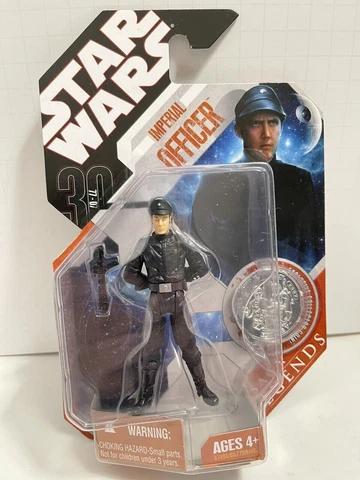 Star Wars IMPERIAL OFFICER 30th Anniversary Figure Coin Saga Legends Death Star Cover