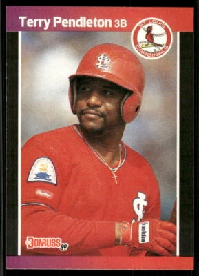 1989 Donruss #230a Terry Pendleton - Image 1 of 2