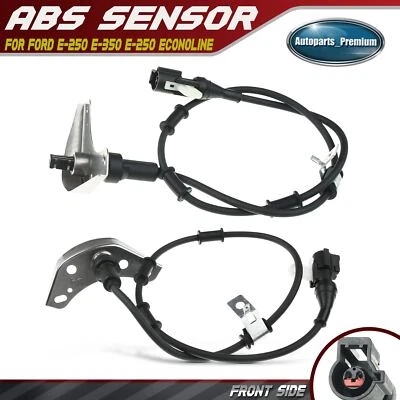 Sensores de velocidad de rueda ABS para Ford E-250 E-350 Super Duty delanteros izquierdo y derecho 2 piezas Foto 1 de 4
