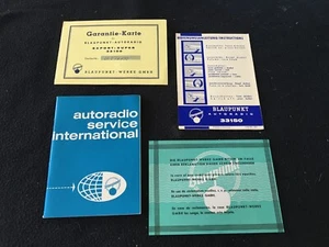 Porsche Blaupunkt 33150 serie U 1963-1964 radio conjunto manual del dueño distribuidor dir - Imagen 1 de 11