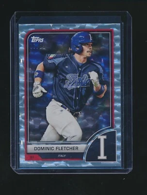 DOMINIC FLETCHER 2023 TOPPS WORLD BASEBALL CLASSIC SILVER FOIL PARALLEL 77/99  - Image 1 of 2