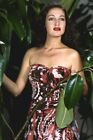 Dorothy Lamour Exotic Looking Pose In Off Shoulder Dress 24X36 Inch Poster