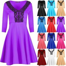 Polyester 3/4 Sleeve Mini Dresses for Women