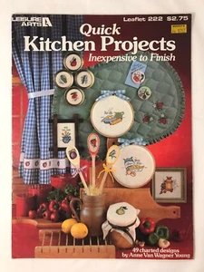 Minis de cocina PUNTO DE CRUZ fruta comida granja huevos folleto rápido núcleo de casa - Imagen 1 de 4