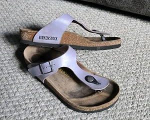 Birkenstock Gizeh Flieder Lila Zehenstegsandalen Damen 35 US 4,5 5 - Bild 1 von 7