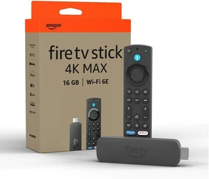 Amazon Fire TV Stick 4K Max Streaming vía Wi-Fi 6E Ambient TV Nuevo y EMBALAJE ORIGINAL - Imagen 1 de 3
