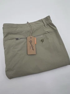 Duck Camp Men Size 3XL 42" Drifter Shorts Khaki Nylon Hiking Outdoor Stretch NWT - Picture 1 of 14