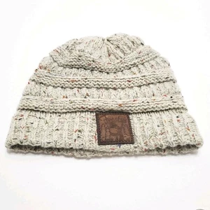 Cappello invernale Richardson Cable Knit grigio con logo Frosty's a scelta e taglio - Foto 1 di 5