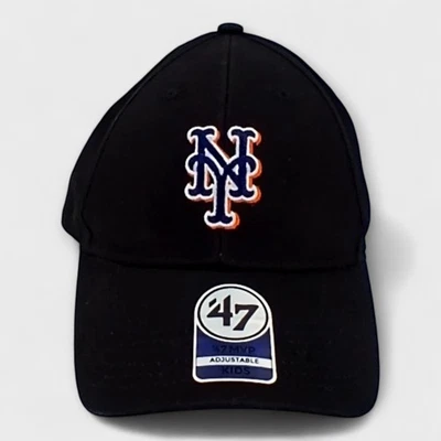 '47 Kids' 47Brand New York Mets Ballpark Clean Up Strapback Cap - One Size - Image 1 of 4