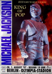 JACKSON, MICHAEL - 1997 - Live In Concert - History Tour - Poster - Berlin - Bild 1 von 1