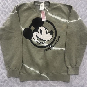 Walt Disney World Mickey Tie Dye Pullover-Sage Size Small - Picture 1 of 11