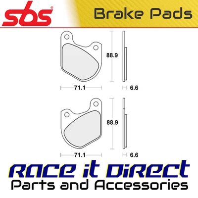 Pastillas de freno delanteras CT V-Twin SBS Harley Tour 1340 Glide FLT 1980-1983 Foto 1 de 4