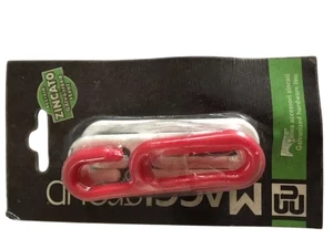 4 Fake Maschen Kunststoff Haken weiß rot Maschenweite mm 6 Zeichenketten  - Bild 1 von 5