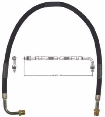 Mercruiser 2.5-3.0-3.7-4.3L Fuel Line Pump to Carburetor 3/8"x31" UNIVERSAL Appl - Image 1 of 4