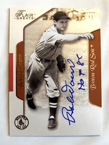 2002 Flair Greats Bobby Doerr AUTO HOF #7 - Picture 1 of 1