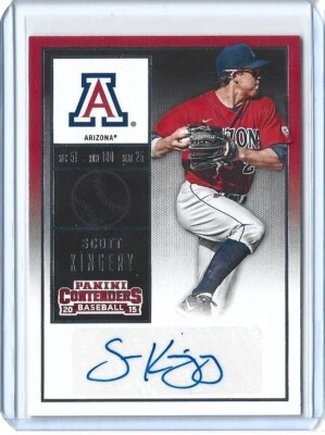 Scott Kingery - 2015 Panini Contenders #20 - Autograph - Arizona Wildcats - Image 1 of 2